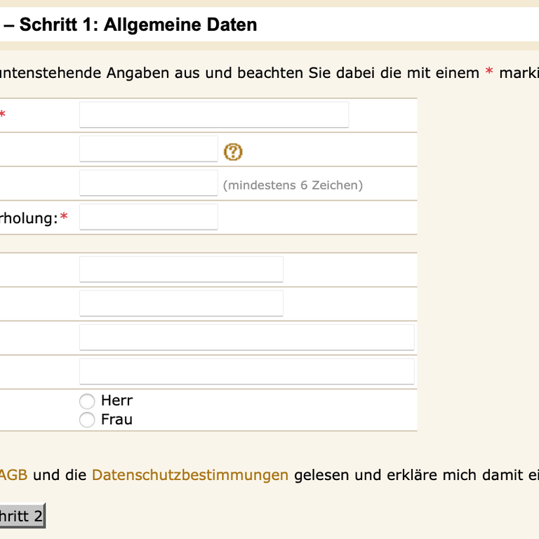 Registrierung unter: www.baubook.at/registrieren