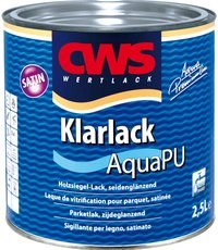 CWS WERTLACK® Klarlack Aqua PU satin/gloss