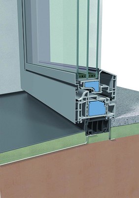 JOSKO Kunststoff/Alu-Fensterrahmen SAFIR
