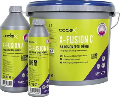 codex X-Fusion | Farbiger Epoxidharz Fug- und Klebemörtel