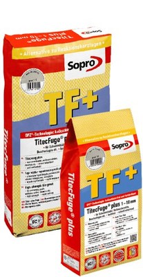 Sopro TF+TitecFuge® plus - TitecFuge® plus Fugenmörtel hochfest 1-10 mm, mit OPZ®-Technologie
