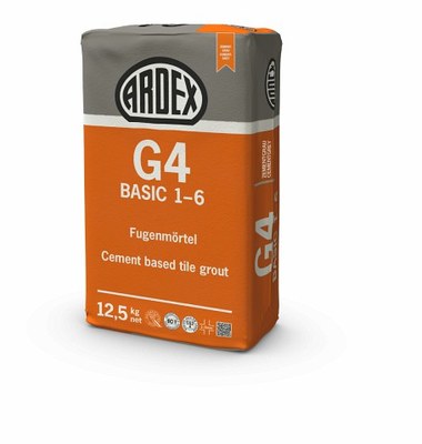ARDEX G4 BASIC 1 - 6 brilliantweiß, silbergrau