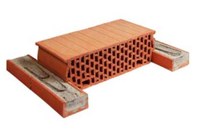 Porotherm Ziegeldecke EZ 60/17 + 4 (Einzelträger)
