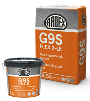 ARDEX G9S FLEX 2-15 - silbergrau, jurabeige, weiß, sandgrau
